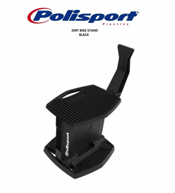 POLISPORT Lift and FOLD AWAY STAND MOTOCROSS MX ENDURO BLACK YZ SXF CRF FC KXF