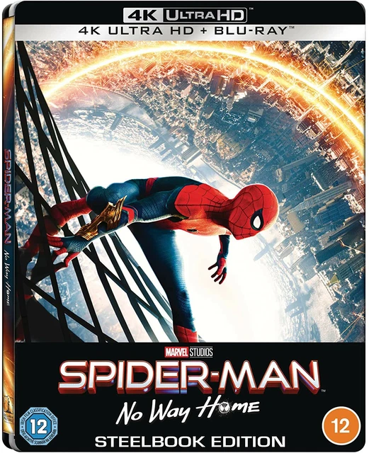 SPIDER-MAN : NO WAY HOME - 4K Ultra UHD + Blu-ray (UK STEELBOOK - Spider-man: No Way Home Blu-ray Release Date Uk