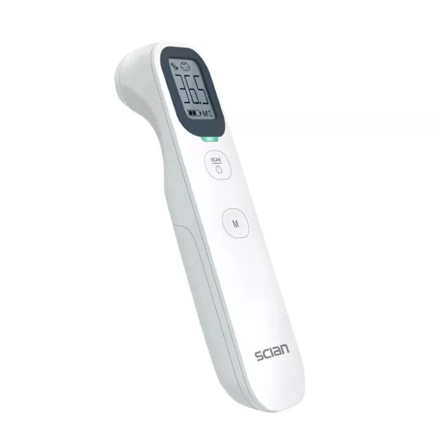 Scian Kontaktloses Fieberthermometer Infrarot Kontaktlos Thermometer LCD Digital