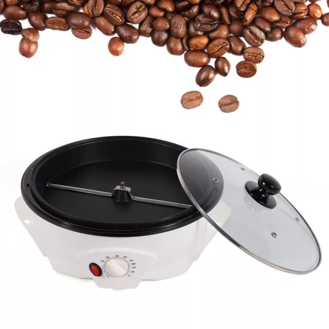 Electric Home Coffee Roaster Unit Coffee Bean Roasting Baking Machine 800W USA