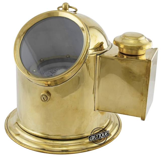 MARINE YATCH OBSERVATION Order Binnacle Gimbals Compass Boat Decor ...