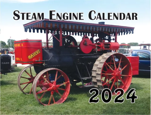 2024 Steam Engine Calendar Antique Tractor Traction.webp