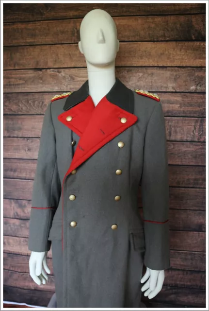 WW2 German Army General Field Grey Wool Great Coat Repro WW2 German Army General Field Grey Wool Great Coat Repro