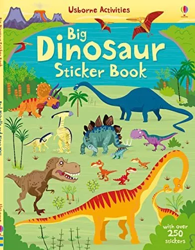 Big Dinosaur Sticker Book: 1 (Sticker Books) by Fiona Watt Book The Cheap Fast