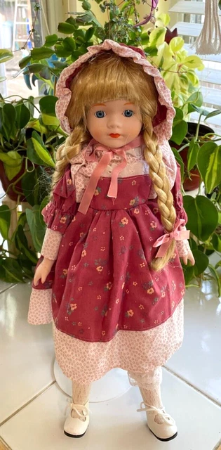 Vintage  HERITAGE MINT LTD. Country Collection 16" Porcelain Doll 1989 JOYCE