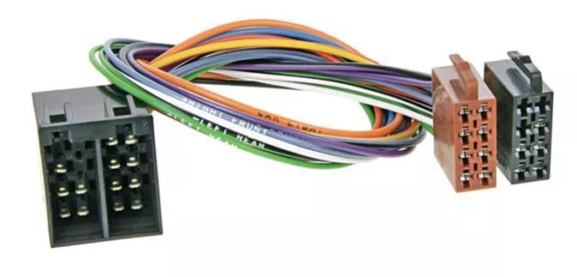 Radioadapter ISO Kupplung auf ISO Stecker Verlängerung 40cm Kabel