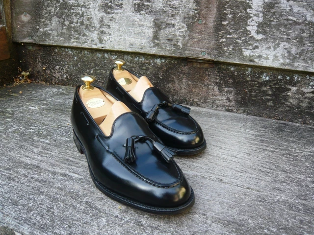 Mens black tassel best sale loafers uk