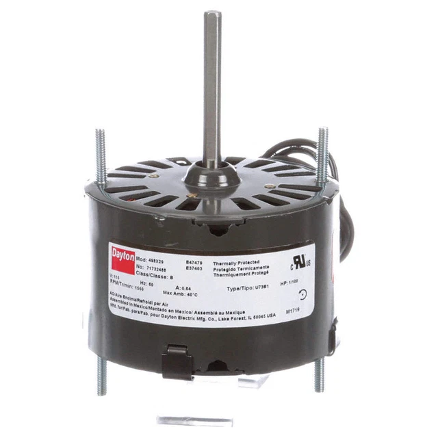 DAYTON 71732488M Motor,1/100 HP,1550 rpm,3.3,115V