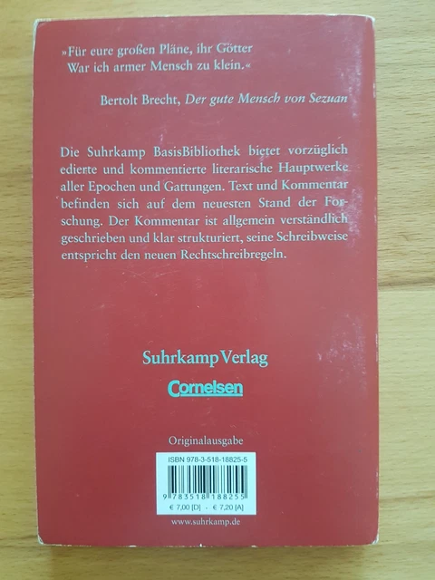 DER GUTE MENSCH von Sezuan von Bertolt Brecht Taschenbuch EUR 3,00