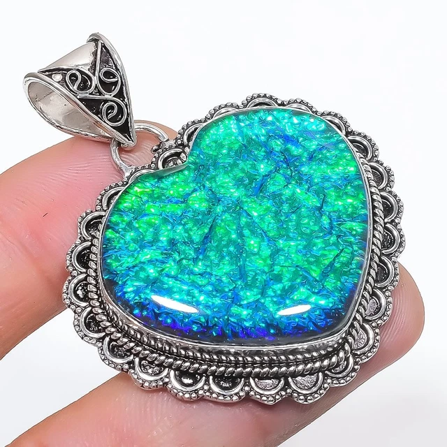 Pendentif En Forme De Cœur – Bijou Fantaisie Sans Marque Occasion