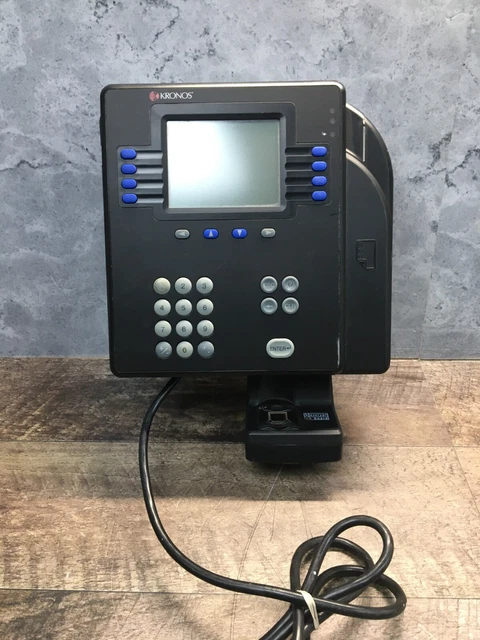 Kronos System 4500 with Kronos Touch ID FVD Bio-Metric Scanner *For Parts*