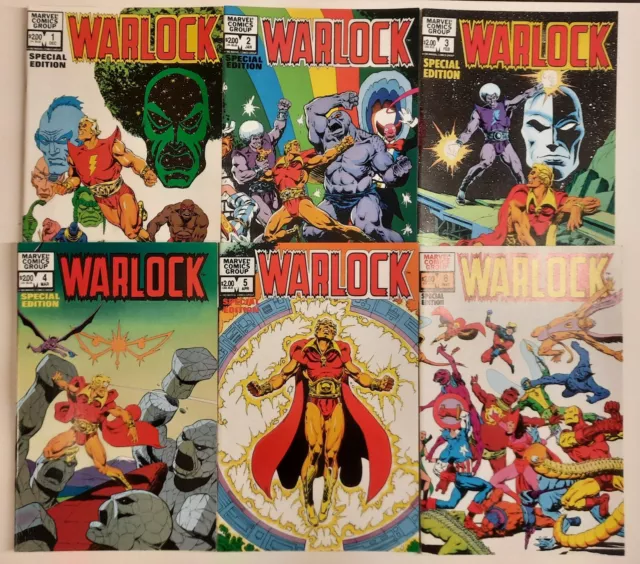 US 24005 | WARLOCK Special Edition # 1-6 Komplett | Jim Starlin | US Marvel 1982