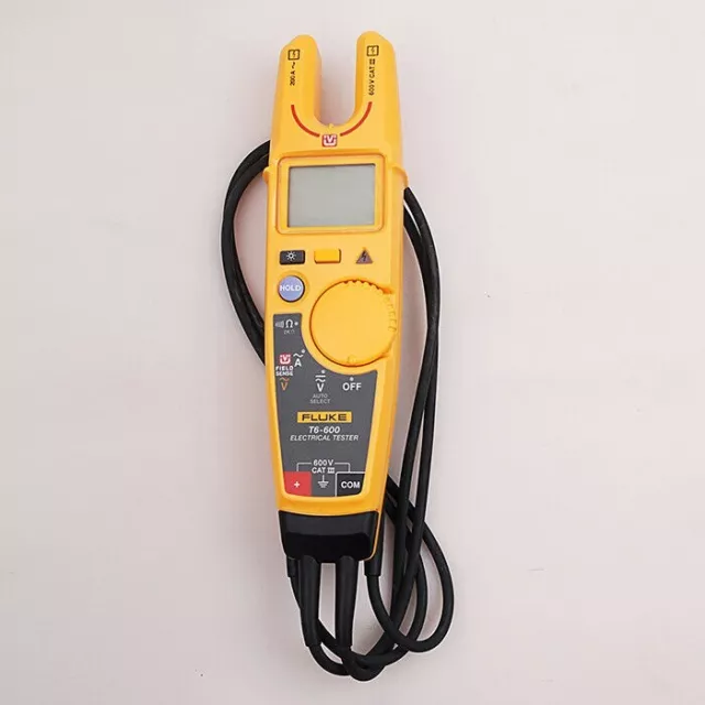 Fluke T6-600 Clamp Continuity Voltage Current Electrical Tester With carry case 2