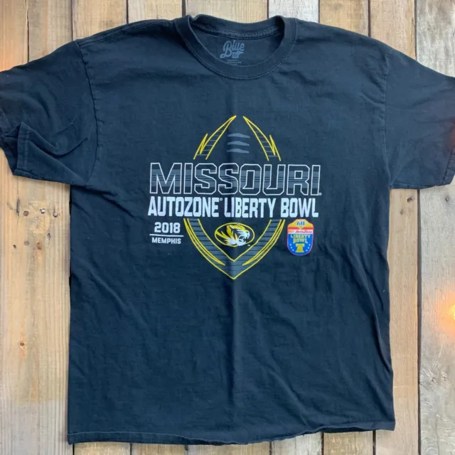 Missouri Tigers Autozone Liberty Ciotola 2018 Memphis Uomo T-Shirt Misura L