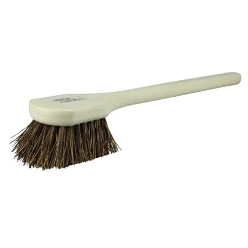Weiler 79107 20" Utility Scrub Brush Palmyra Fill Long Handle Foam Block Made...