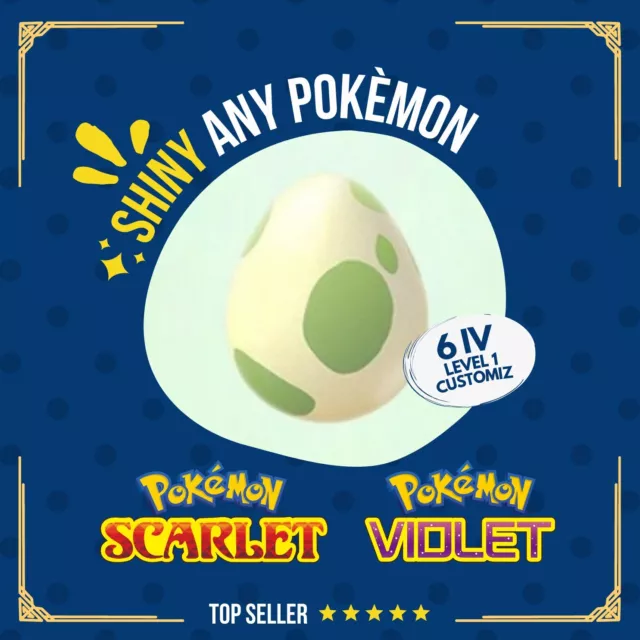 ONLY $1.99 PER EGG: ALL SHINY EGGS 6IV ✨ GOOD NATURE! POKEMON