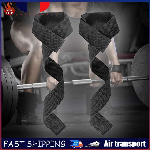 Nylon DeadLift Wrist Strap Wrist Strap Brace for Bodybuilding Equipment (A) ~