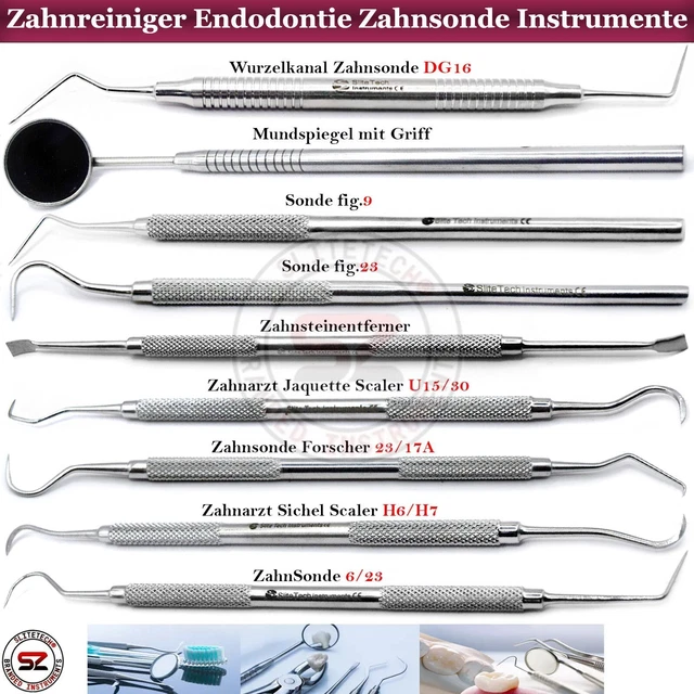 5er Zahnarzt Zahnsteinentferner Werkzeug (Neu (gemäss Beschreibung)) in 5er Zahnarzt Zahnsteinentferner Werkzeug (Neu (gemäss Beschreibung)) in