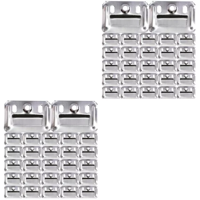 200 Pcs Integrated Wall Panel Buckle Picture Mount Dresser Mirror Brackets