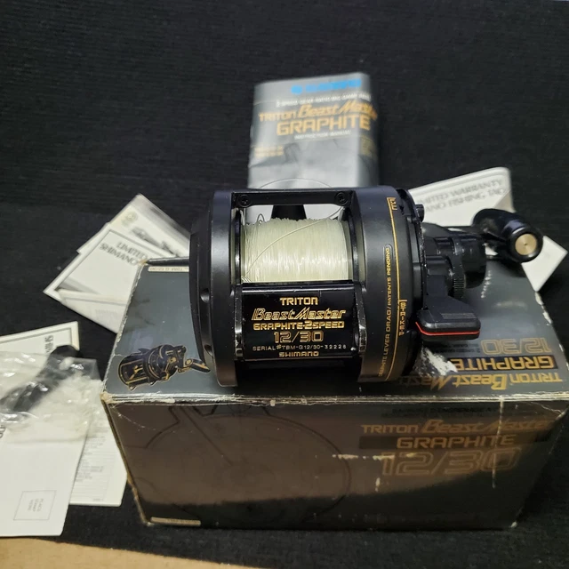 SHIMANO TRITON BEASTMASTER 20/30 2-Speed Lever Drag Fishing
