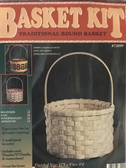 Kit de tejido redondo de cesta, tejido de cesta, suministros, patrón de cesta, caña,