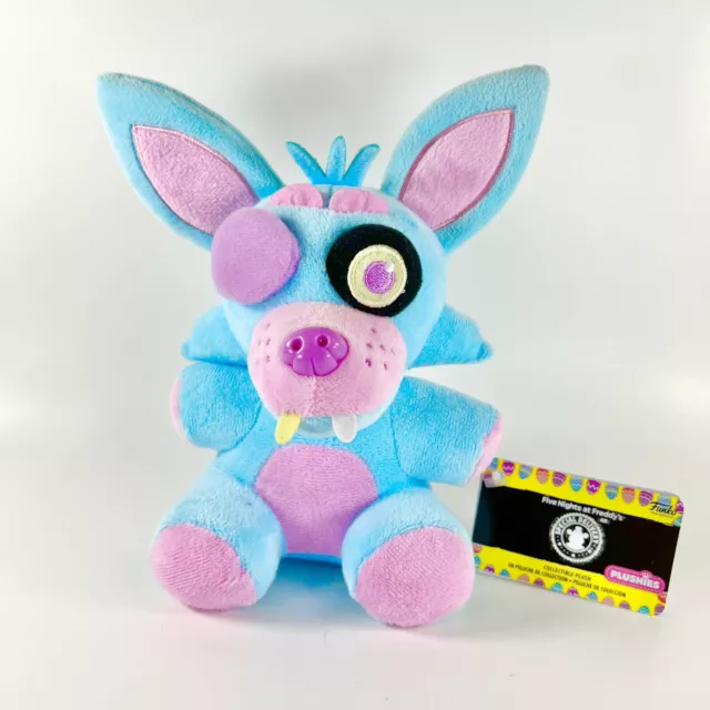 Five Nights At Freddy's Pink/Blue Foxy Plush Easter Spring Colors FNAF Funko