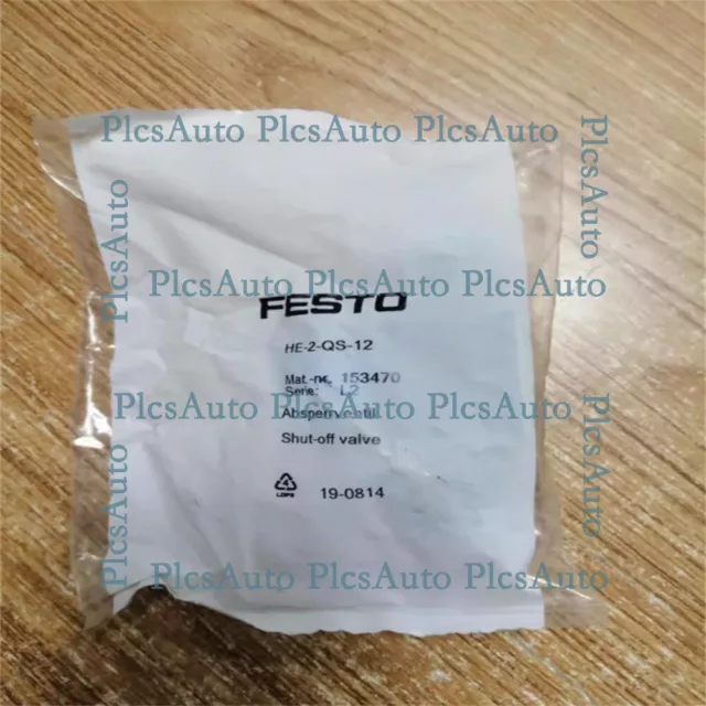 Festo HE-2-QS-12 153470 Valve New One fast Shipping HE2QS12