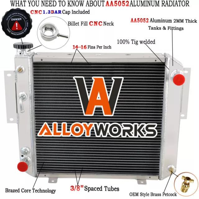 For Forklift Radiator Hyster Yale H25XM H35XM S25-35XM S60ES 912495601 2021741