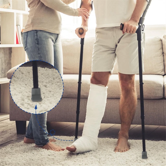 8 PCS WALKER Ski Glider Replacement Kit Slip Plastic Walking Aid