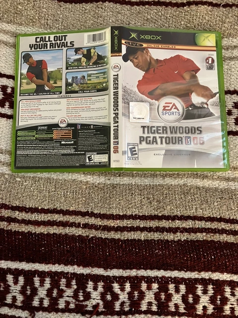 Tiger Woods PGA Tour 06 (Microsoft Xbox, 2006) Complete w/ Manual CIB