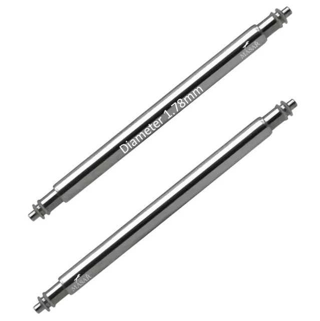 Masar Ø 1.78mm - INOX 316L Spring Bars Pins Link - Watch Straps Band - 1,78 mm