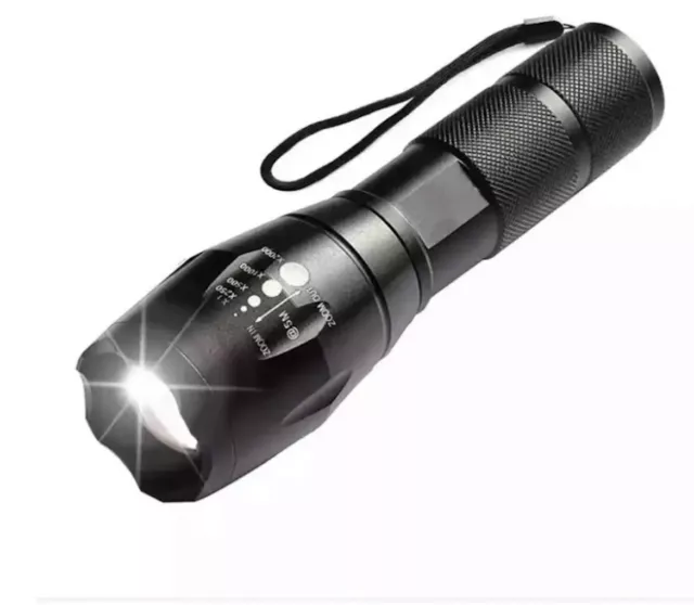 Super Bright Tactical Military LED Flashlight flash light 2000 Lumen 10000 LUX! Super Bright Tactical Military LED Flashlight flash light 2000 Lumen 10000 LUX!