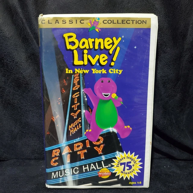 Barney Live In New York City Vhs 1994 Classic Collection Please Barney Live In New York City Vhs 1994 Classic Collection Please