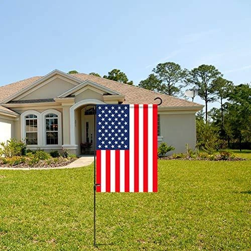 Garden Flag Stand Holder Pole Easy to Install Strong Sturdy wrought iron 1 2