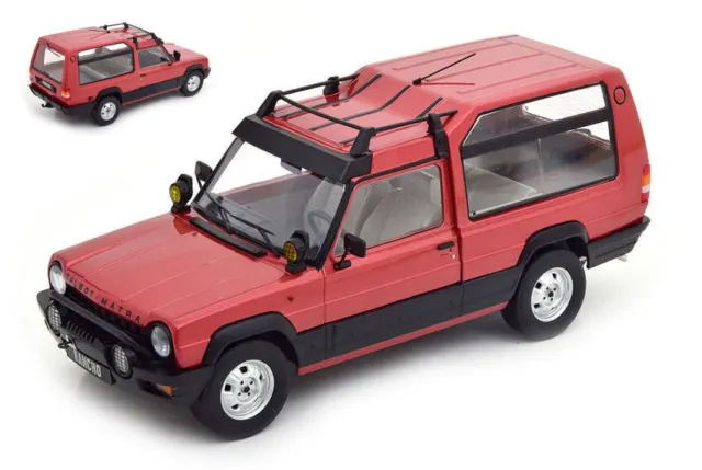 Miniature voiture auto 1:18 Matra Rancho Grand Raid Jeep Modélisme diecast