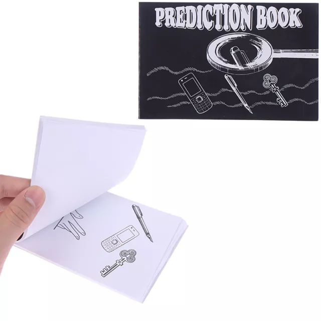 New Prediction Book Magic Trick Magic Props Stage Close Up Street Accessor .FE