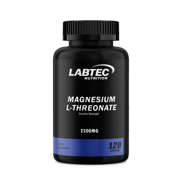 Magnesium L-Threonate 2500mg 120 Caps DOUBLE STRENGTH PREMIUM GRADE!