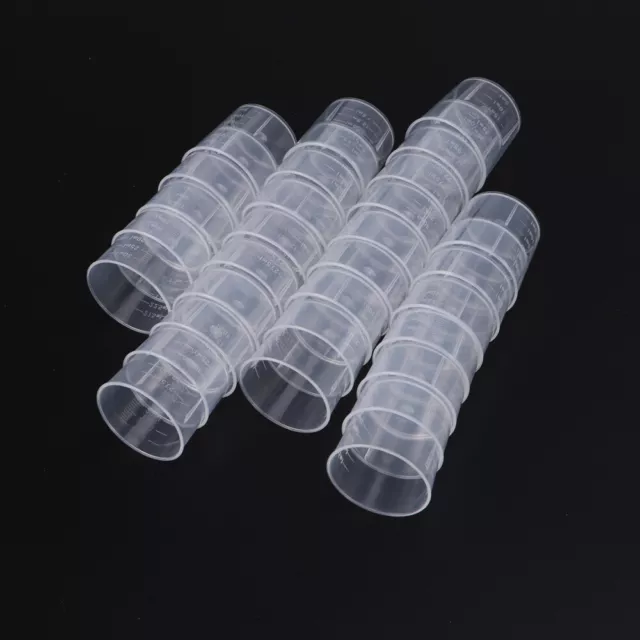 60 Pcs Milliliter Messbecher Silikon-Messbecher Für Harz Skala