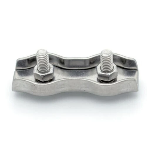 Fil Bloqueur Duplex Inox Agrafe 4A Serre-Câble de Traction Corde