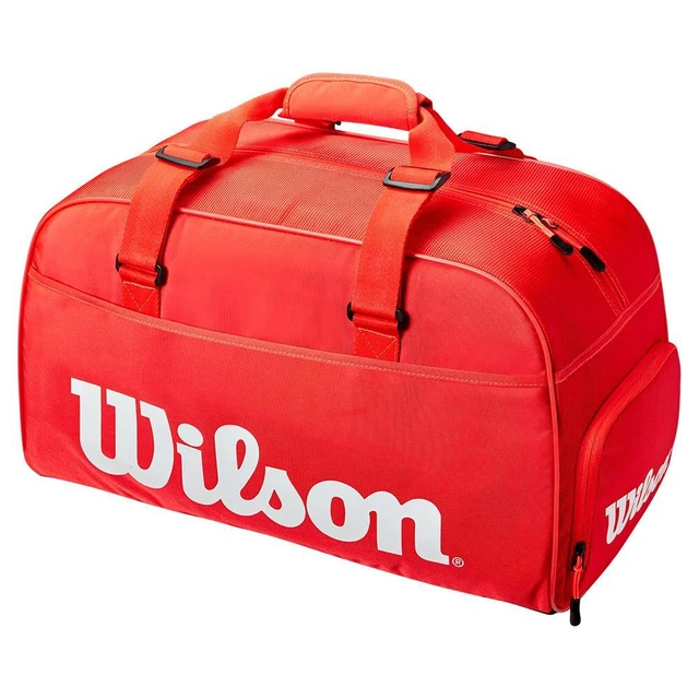 Wilson Super Tour Small Tennis Duffle Bag Infrared Wilson Super Tour Small Tennis Duffle Bag Infrared