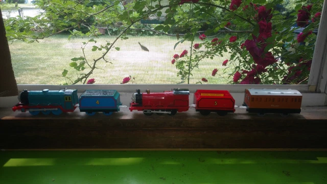 Vintage Thomas Train TrackMaster Gordon  & James Motorized 1995-2001 Tomy