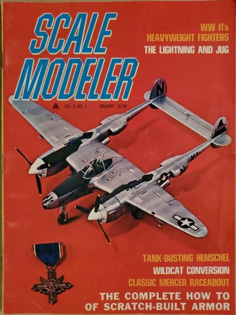 Scale Modeler Magazine - Lot of 12 - 1970