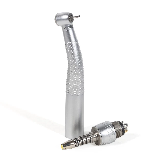 DENTAL LIGHT FIBER Optic Handpiece with 6 HOLE Quick Coupler For SIRONA