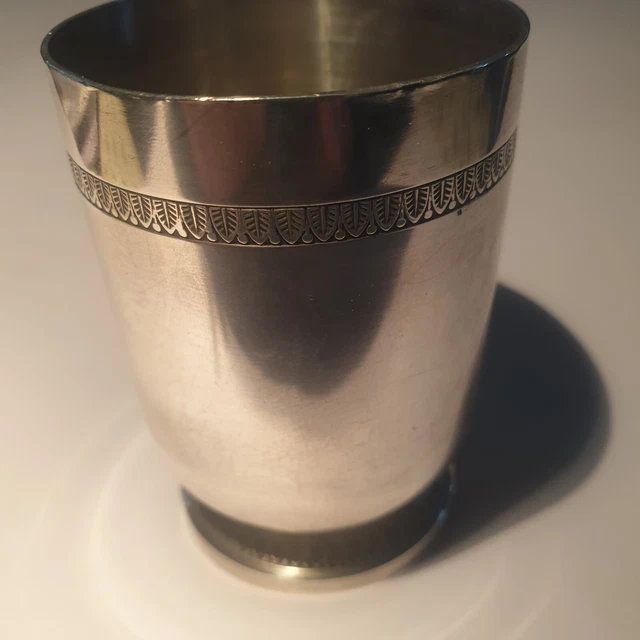 Timbale En Métal Argenté St Medard Par Letang & Rémy – Bol Vintage Déco