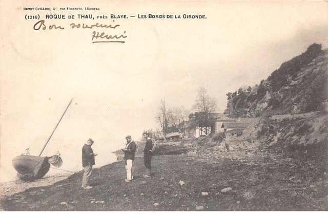 33 - ROQUE DE THAU - SAN51601 - Près Blaye - Les Bords de la Gironde