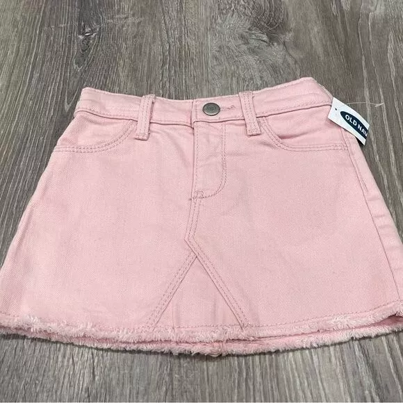 New Old Navy Pink Denim Skirt 18-24 Month Baby Girl OC18