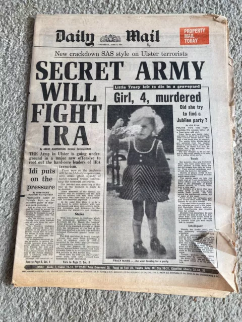 Daily Mail Newspaper 9th June 1977 COMPLETE