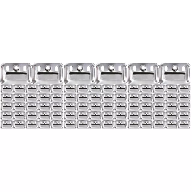 300 Pcs Wall Buckle Stainless Steel Flush Mount Brackets Picture Hanger
