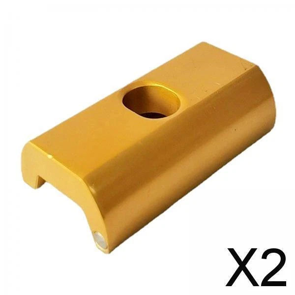 2x Folding Bike Hinge Clamp Plate Hinge Clip Fittings Aluminum Alloy Head Tube
