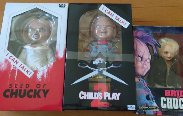 Juego de figuras parlantes de Chucky & Tiffany juego de niños